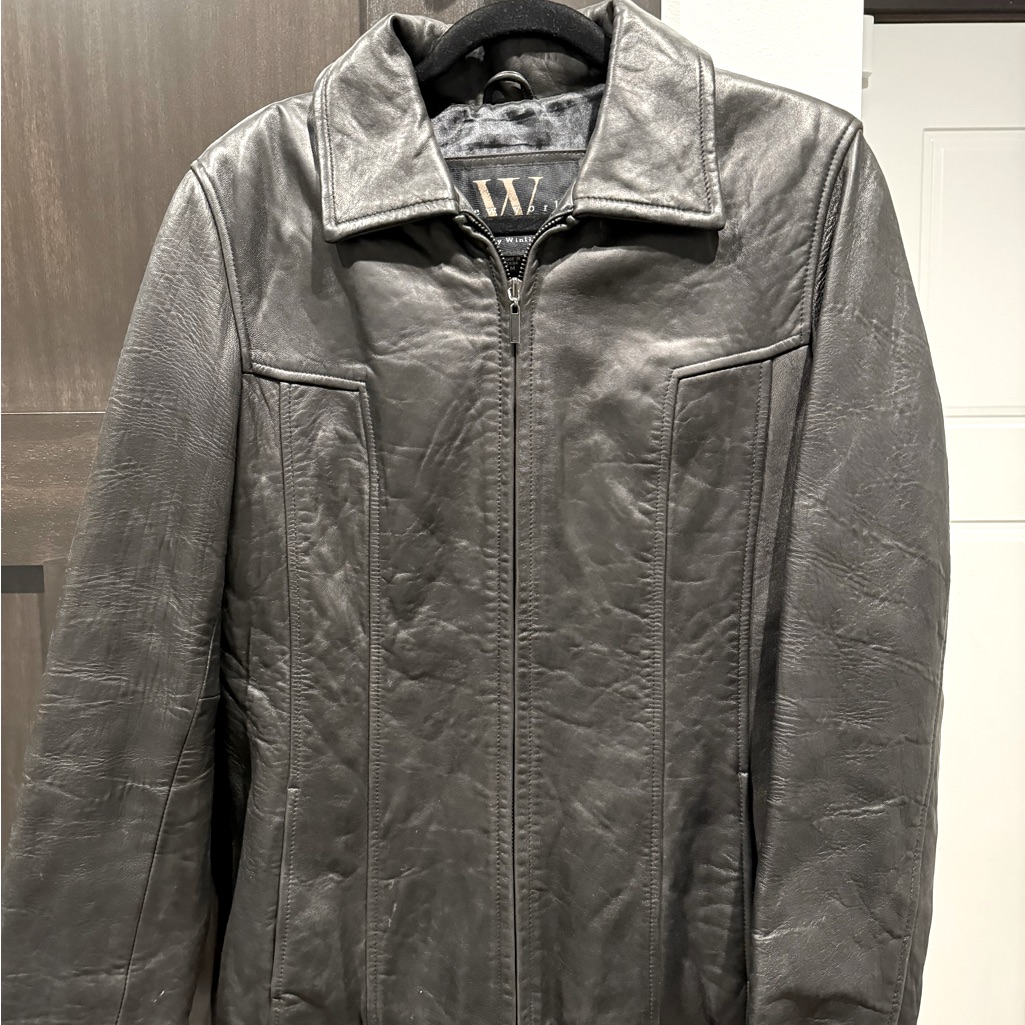 Genuine Leather Womens Jacket Newyork By Winlit Brand In Great Condition
